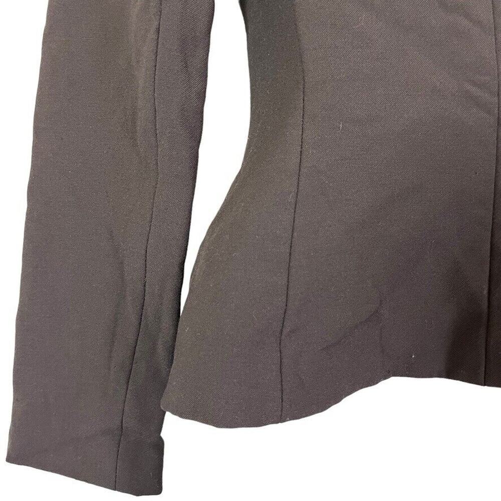 Dolce & Gabbana Womens Brown Wool Steampunk Whimsigoth Suit Jacket Blazer 40 / 4 - Picture 13 of 16